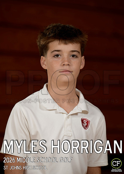 SJFallTeams26 Middle School Golf Horrigan Myles_ Team5x7 _ Individual2(1)