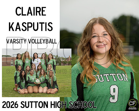 SuttonHighFallTeams26 Varsity Volleyball Kasputis Claire_ Team8x10 _ Sportsmate3(1)