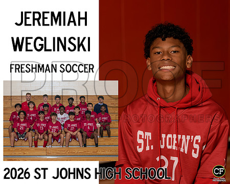 SJFallTeams26 Freshman Soccer Weglinski Jeremiah_ Team8x10 _ Sportsmate3(1)