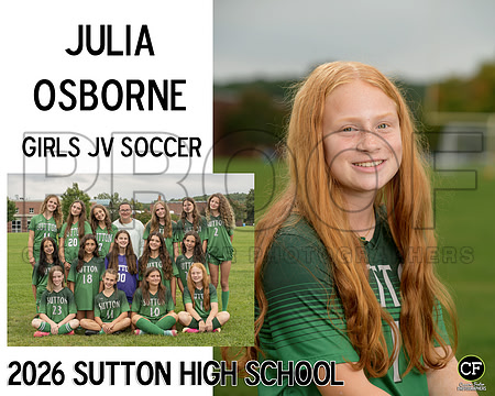SuttonHighFallTeams26 Girls JV Soccer Osborne Julia_ Team8x10 _ Sportsmate3(1)