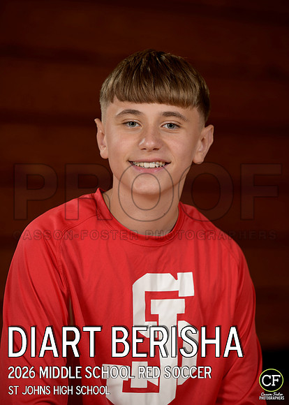 SJFallTeams26 Middle School Red Soccer Berisha Diart_ Team5x7 _ Individual2(1)