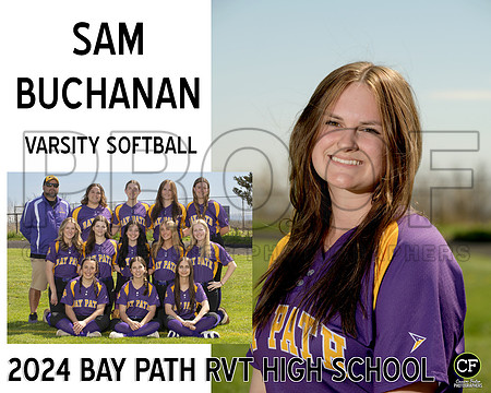 BPSpringTeams24 Varsity Softball Buchanan Sam_ Team8x10 _ Sportsmate3(1)