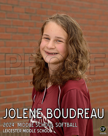LMS Spring Teams 24 Middle School Softball Boudreau Jolene_ Team8x10 _ Individual 8x10(1)