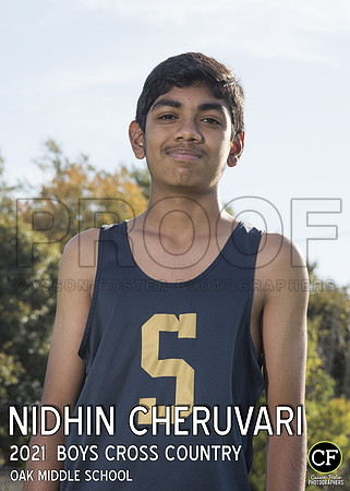 OakMiddleTeams2122 Boys Cross Country Cheruvari Nidhin_ Team5x7 _ Individual2(1)