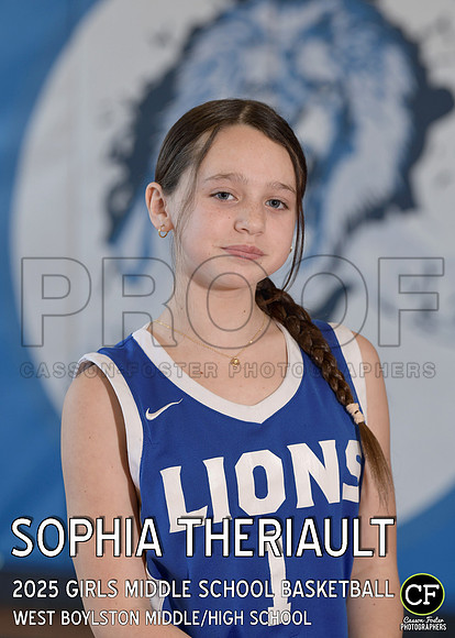 WBWinterTeams25 Girls Middle School Basketball Theriault Sophia_ Team5x7 _ Individual2(1)