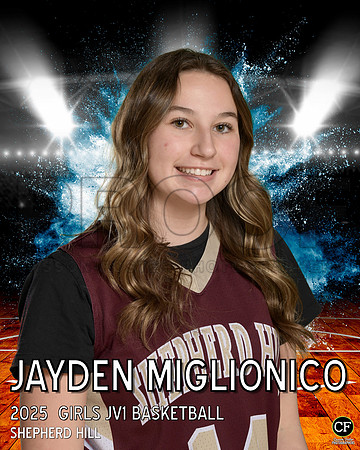SH WINTER TEAMS 2425 GIRLS JV1 BASKETBALL Miglionico Jayden_ Team8x10 _ Individual 8x10(1)