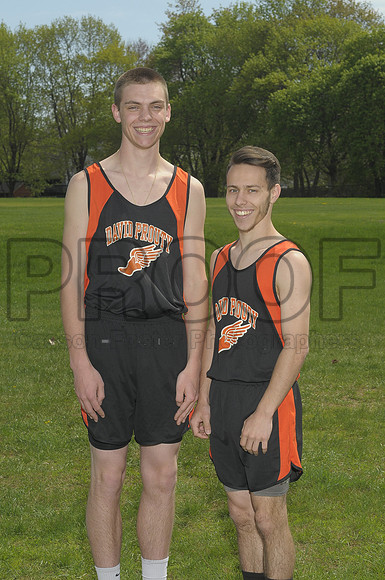 David Prouty Boy's track Captains