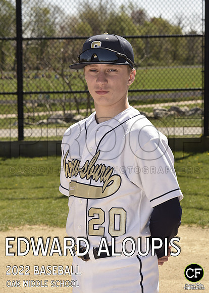 Oak Middle Spring Teams 2122 Baseball Aloupis Edward_ Team5x7 _ Individual2(1)