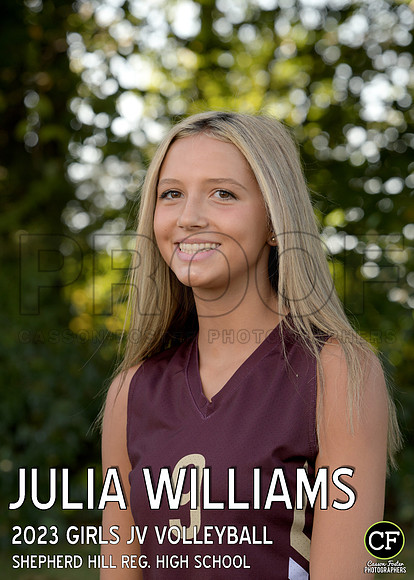 SH Fall Teams 2324 Girls JV Volleyball Williams Julia_ Team5x7 _ Individual2(1)