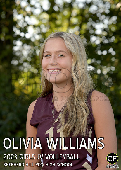 SH Fall Teams 2324 Girls JV Volleyball Williams Olivia_ Team5x7 _ Individual2(1)