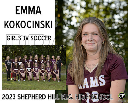 SH Fall Teams 2324 Girls JV Soccer Kokocinski Emma_ Team8x10 _ Sportsmate3(1)