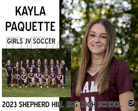 SH Fall Teams 2324 Girls JV Soccer Paquette Kayla_ Team8x10 _ Sportsmate3(1)