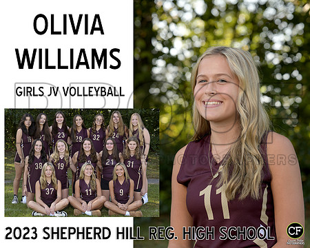 SH Fall Teams 2324 Girls JV Volleyball Williams Olivia_ Team8x10 _ Sportsmate3(1)
