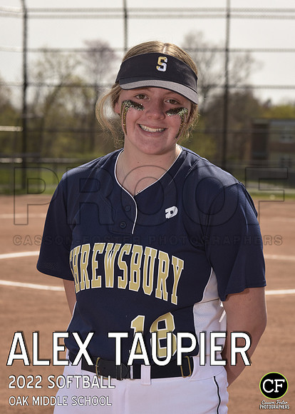 Oak Middle Spring Teams 2122 Softball Taupier Alex_ Team5x7 _ Individual2(1)