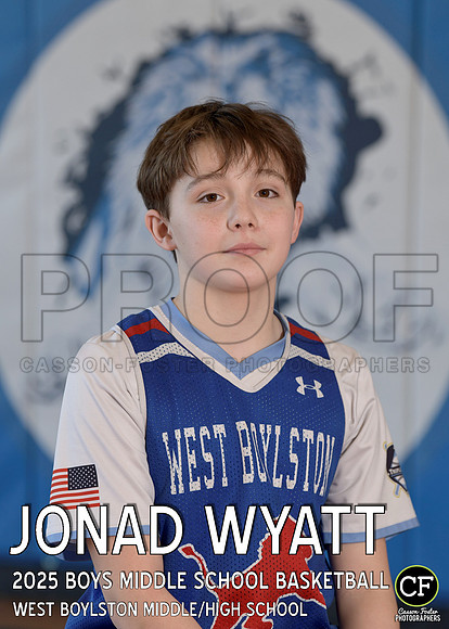 WBWinterTeams25 Boys Middle School Basketball Wyatt Jonad_ Team5x7 _ Individual2(1)