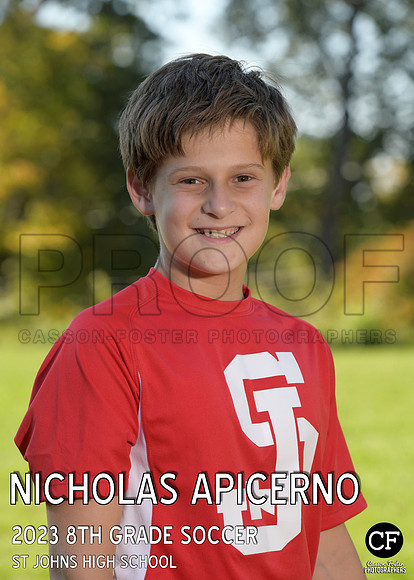 StJohnsFallTeams23 8th Grade Soccer Apicerno Nicholas_ Team5x7 _ Individual2(1)