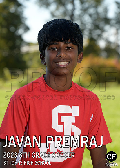 StJohnsFallTeams23 8th Grade Soccer Premraj Javan_ Team5x7 _ Individual2(1)
