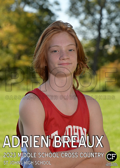 StJohnsFallTeams23 Middle School Cross Country Breaux Adrien_ Team5x7 _ Individual2(1)