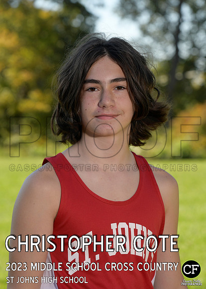 StJohnsFallTeams23 Middle School Cross Country Cote Christopher_ Team5x7 _ Individual2(1)
