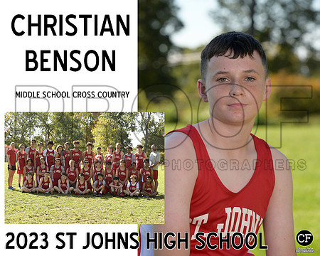 StJohnsFallTeams23 Middle School Cross Country Benson Christian_ Team8x10 _ Sportsmate3(1)