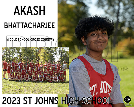 StJohnsFallTeams23 Middle School Cross Country Bhattacharjee Akash_ Team8x10 _ Sportsmate3(1)