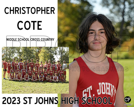 StJohnsFallTeams23 Middle School Cross Country Cote Christopher_ Team8x10 _ Sportsmate3(1)