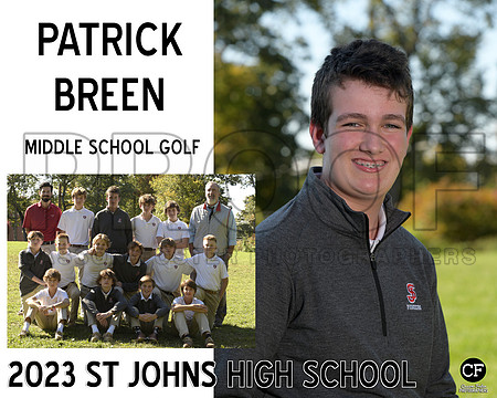 StJohnsFallTeams23 Middle School Golf Breen Patrick_ Team8x10 _ Sportsmate3(1)
