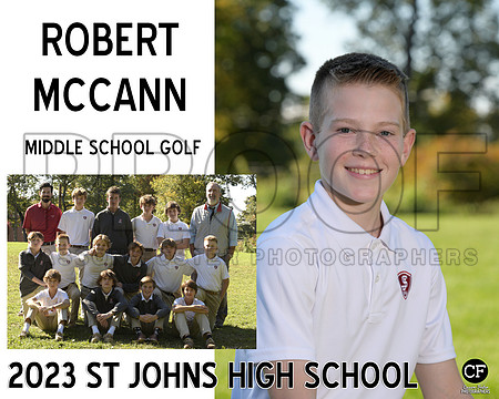 StJohnsFallTeams23 Middle School Golf McCann Robert_ Team8x10 _ Sportsmate3(1)