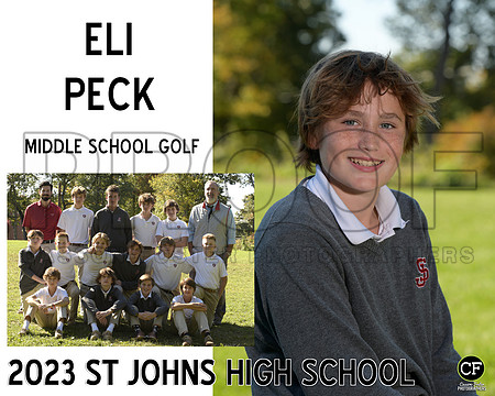 StJohnsFallTeams23 Middle School Golf Peck Eli_ Team8x10 _ Sportsmate3(1)