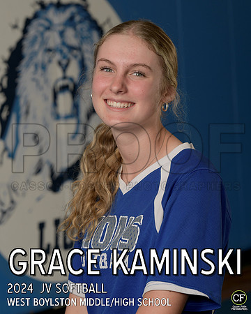 WB Spring Teams 24 JV Softball Kaminski Grace_ Team8x10 _ Individual 8x10(1)
