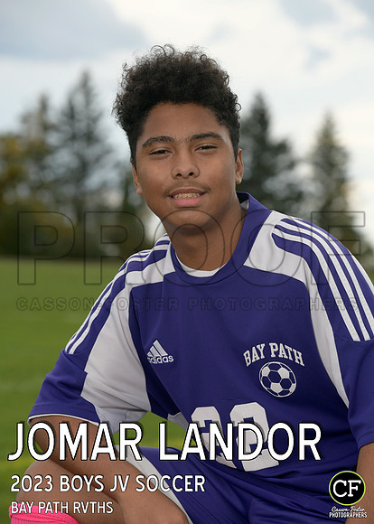 BP Fall Teams 2324 Boys JV Soccer Landor Jomar_ Team5x7 _ Individual2(1)