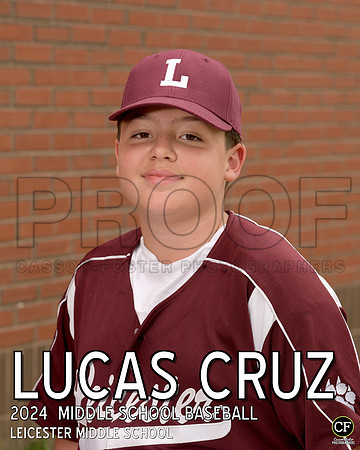 LMS Spring Teams 24 Middle School Baseball Cruz Lucas_ Team8x10 _ Individual 8x10(1)