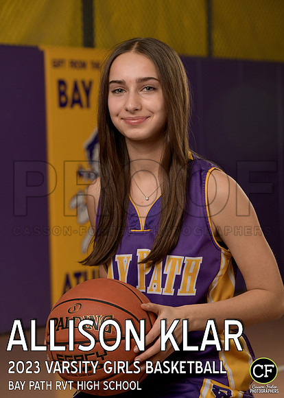 BP Winter Teams 2223 Varsity Girls Basketball Klar Allison_ Team5x7 _ Individual2(1)