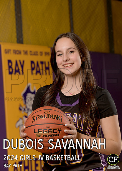 BP Winter Teams 2324 Girls JV Basketball Savannah Dubois_ Team5x7 _ Individual2(1)