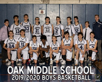 Oak Middle School Team Photos