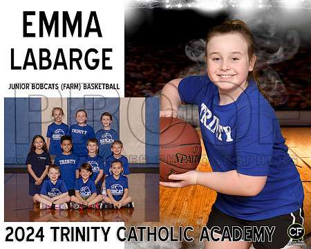 TrinityWinterTeams2324 WEB Junior Bobcats (Farm) Basketball LaBarge Emma_ Team8x10 _ Sportsmate2(1)