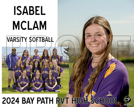 BPSpringTeams24 Varsity Softball McLam Isabel_ Team8x10 _ Sportsmate3(1)