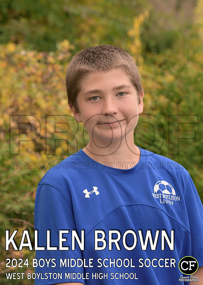 WBFallTeams24 WEB Boys Middle School Soccer Brown Kallen_ Team5x7 _ Individual2(1)
