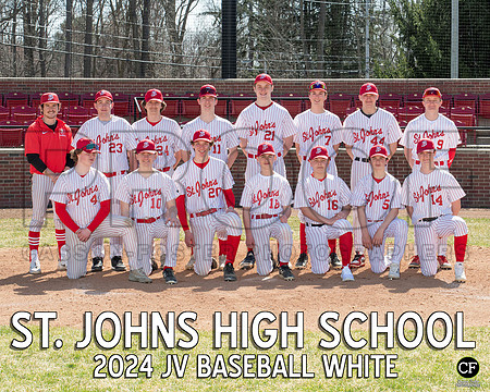 StJSpringTeams24 WEB JV Baseball White  _ Team8x10 _ Team3 white text(1)