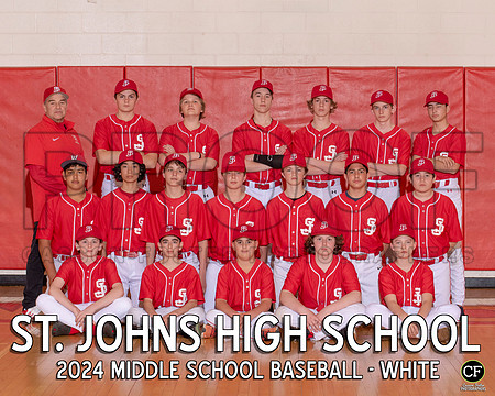 StJSpringTeams24 WEB Middle School Baseball - White  _ Team8x10 _ Team3 white text(1)