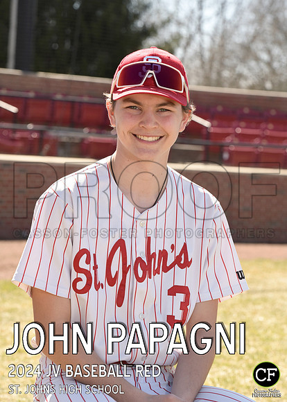 StJSpringTeams24 WEB JV Baseball Red Papagni John_ Team5x7 _ Individual2(1)