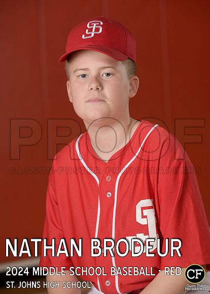StJSpringTeams24 WEB Middle School Baseball - Red Brodeur Nathan_ Team5x7 _ Individual2(1)