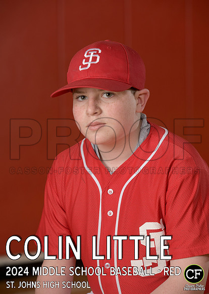 StJSpringTeams24 WEB Middle School Baseball - Red Little Colin_ Team5x7 _ Individual2(1)