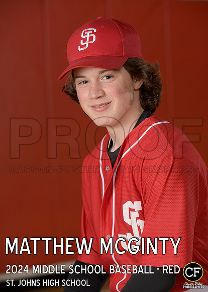 StJSpringTeams24 WEB Middle School Baseball - Red McGinty Matthew_ Team5x7 _ Individual2(1)