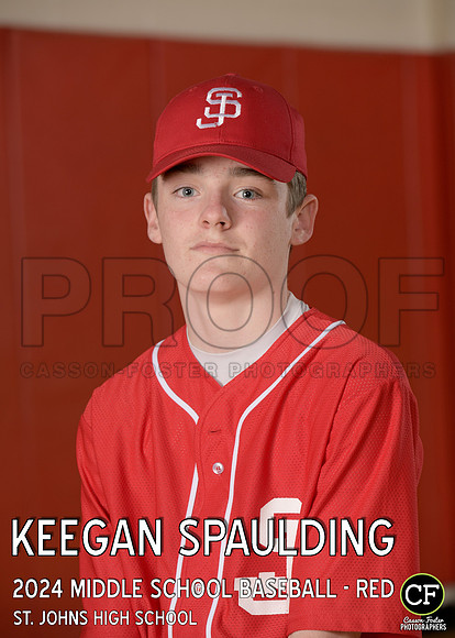 StJSpringTeams24 WEB Middle School Baseball - Red Spaulding Keegan_ Team5x7 _ Individual2(1)