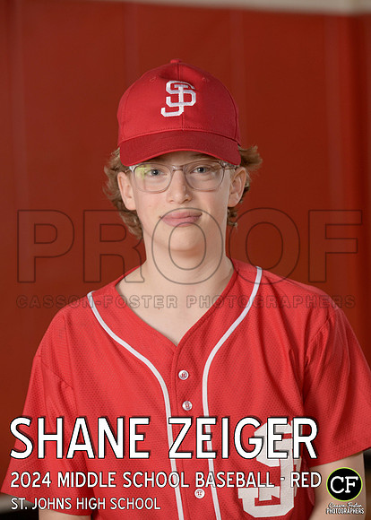 StJSpringTeams24 WEB Middle School Baseball - Red Zeiger Shane_ Team5x7 _ Individual2(1)