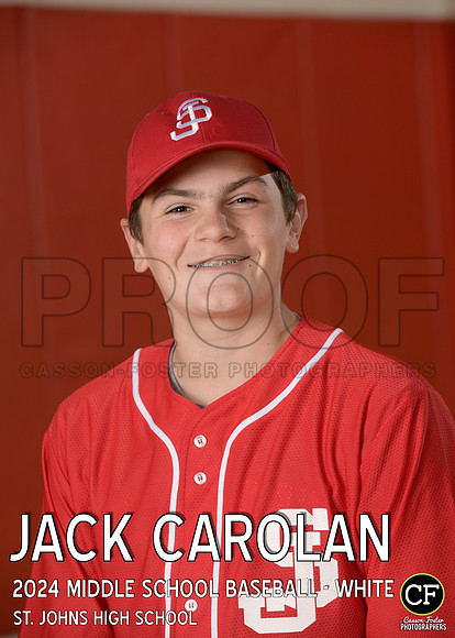StJSpringTeams24 WEB Middle School Baseball - White Carolan Jack_ Team5x7 _ Individual2(1)