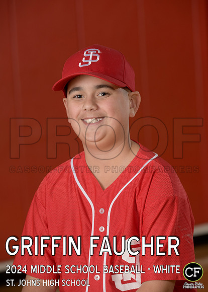 StJSpringTeams24 WEB Middle School Baseball - White Faucher Griffin_ Team5x7 _ Individual2(1)