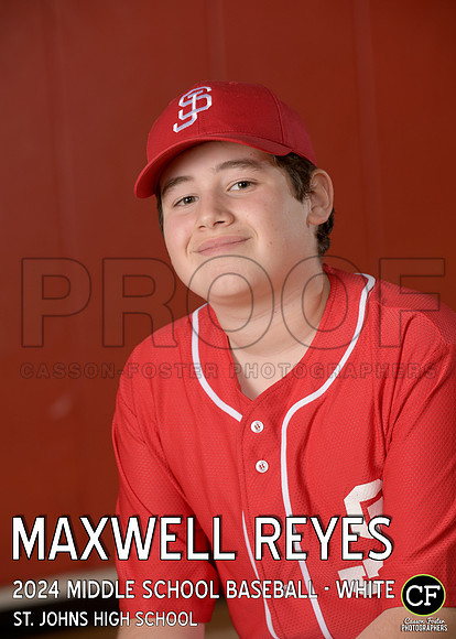 StJSpringTeams24 WEB Middle School Baseball - White Reyes Maxwell_ Team5x7 _ Individual2(1)