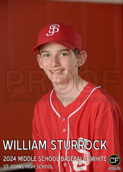 StJSpringTeams24 WEB Middle School Baseball - White Sturrock William_ Team5x7 _ Individual2(1)